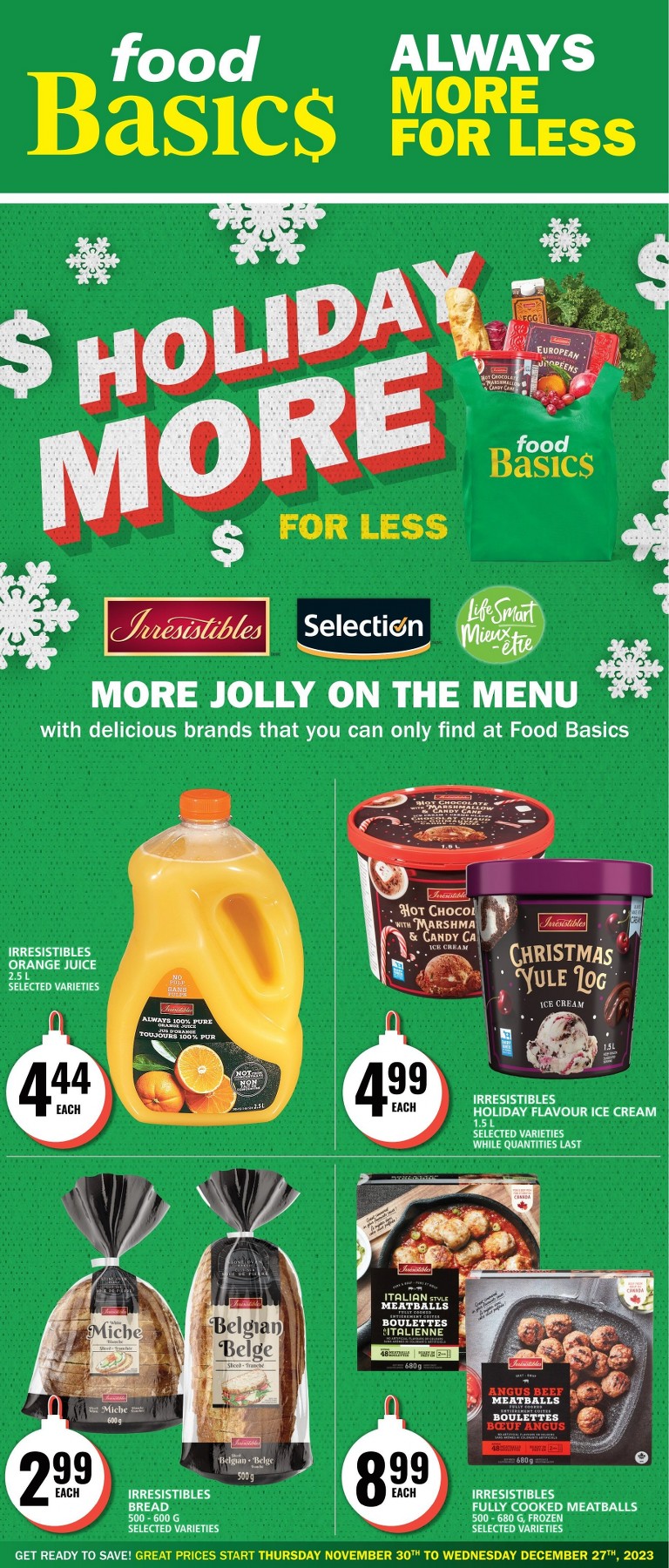 Food Basics Christmas Flyer 2023 1 – food basics holiday