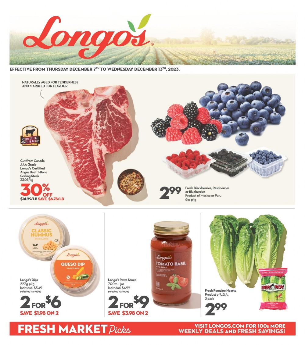 Longo's Flyer December 7 to December 13, 2023 1 – longos flyer 30 06