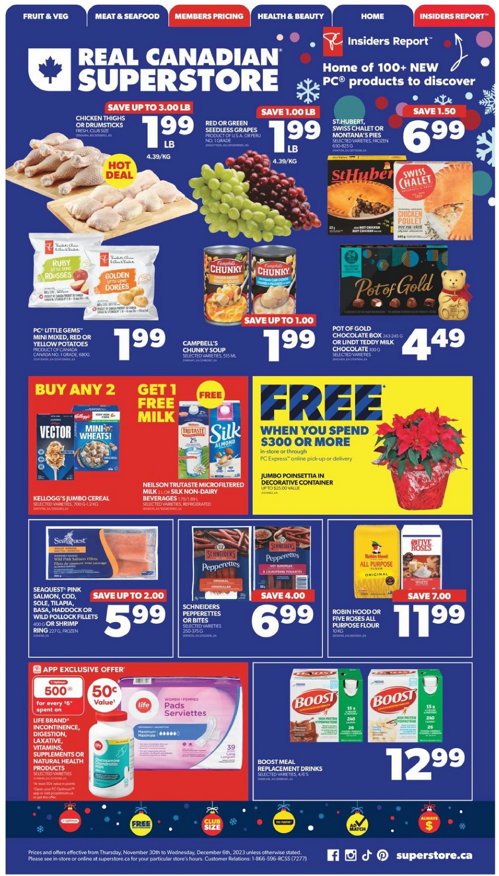 Real Canadian Superstore Flyer (ON) November 30 to December 6, 2023 1 – real canadian flyer 30 06
