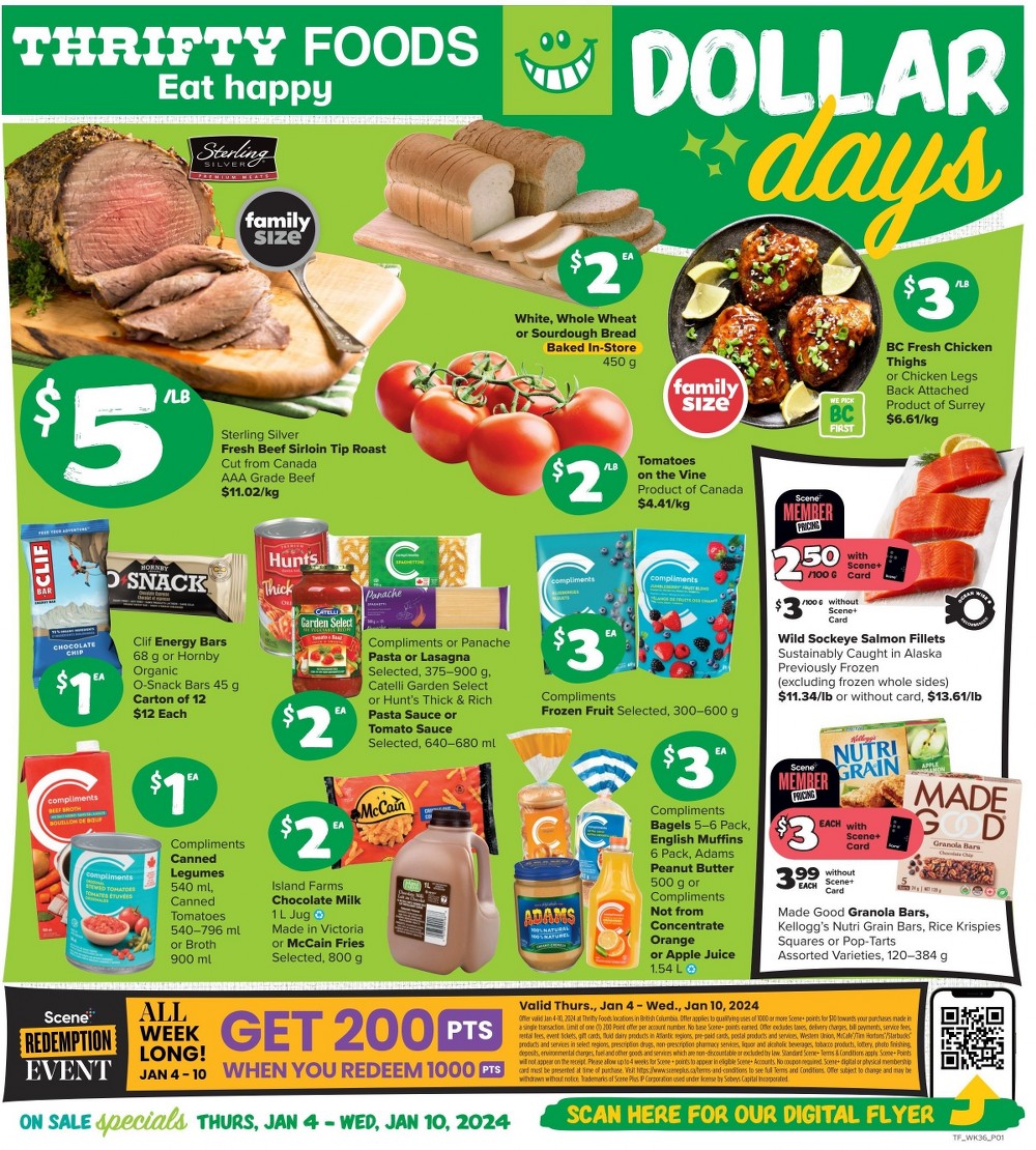 Thrifty Foods Flyer January 4 to January 10, 2024 FlyerHunters