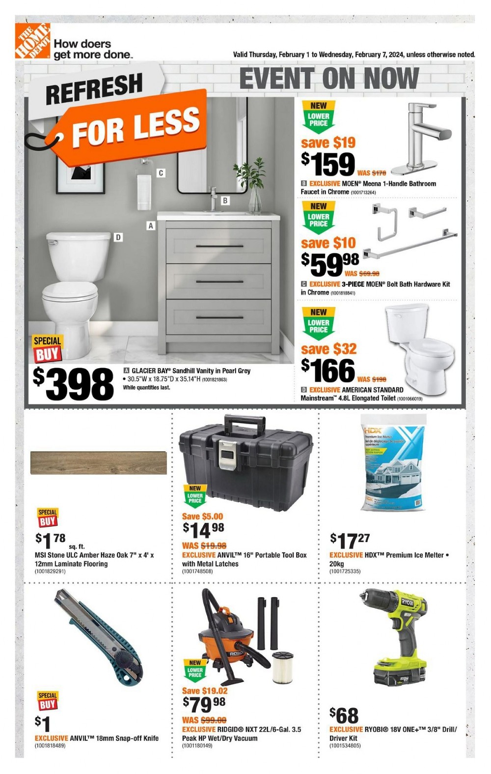 Home Depot Flyer February 1 to February 7, 2024 FlyerHunters