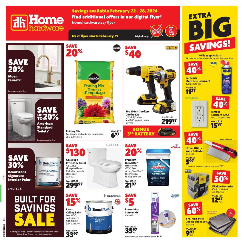 Home Hardware Flyer February 29 to March 6, 2024 1 – home hardware flyer 22 28 1 1