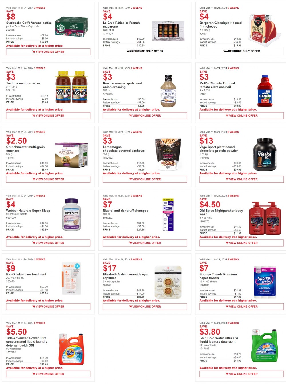 Costco Flyer March 15 to April 24, 2024