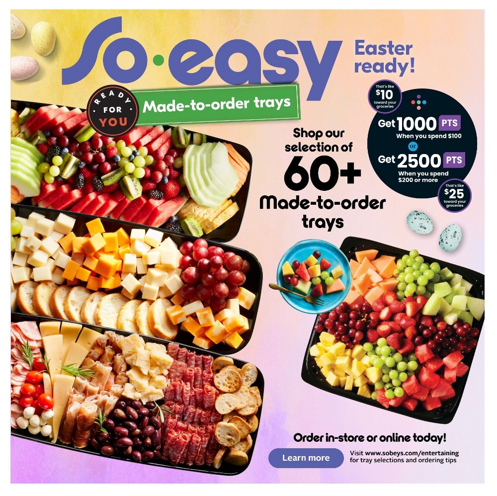 Sobeys Flyer (ON) March 28 to April 3, 2024