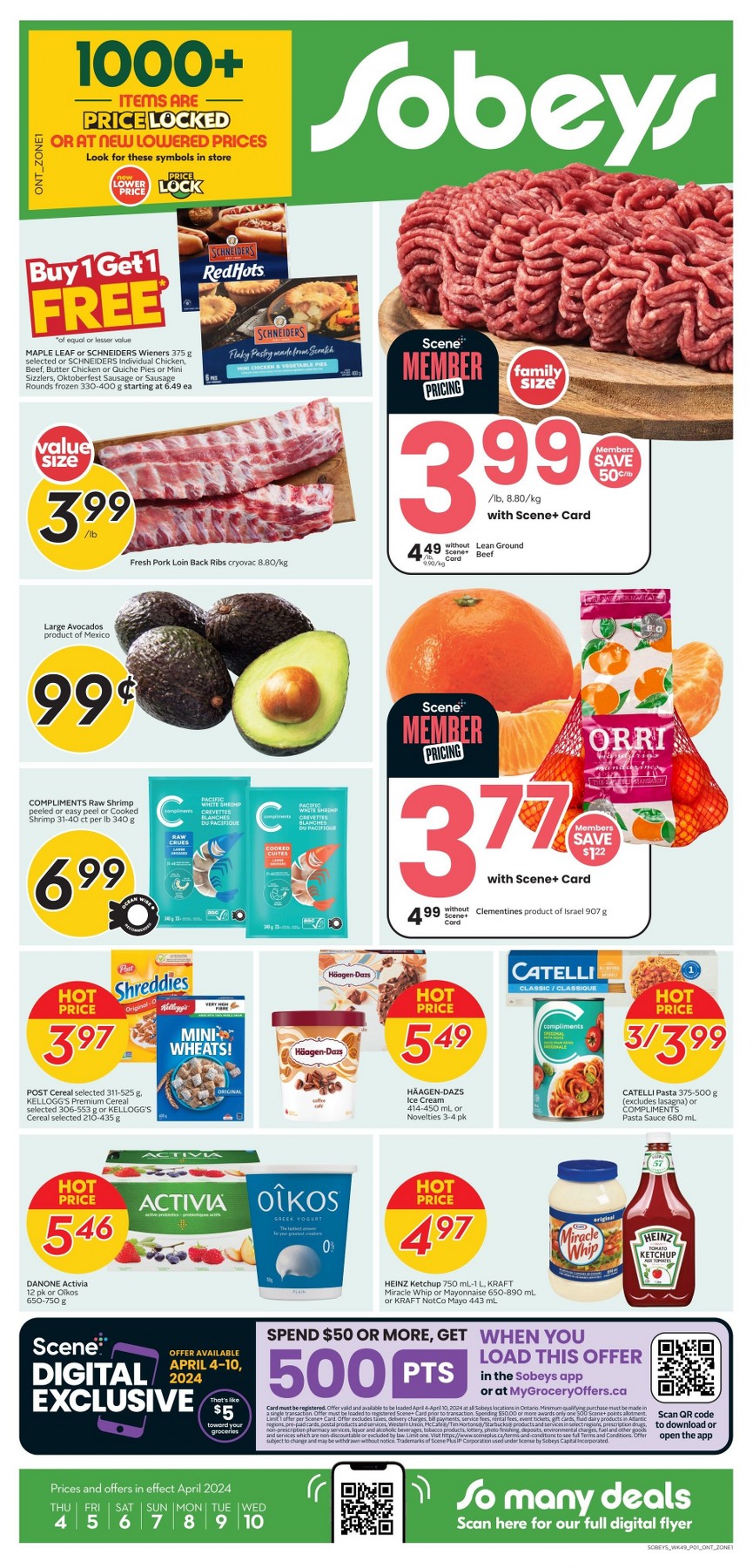 Sobeys Flyer (ATLANTIC) April 4 to April 10, 2024