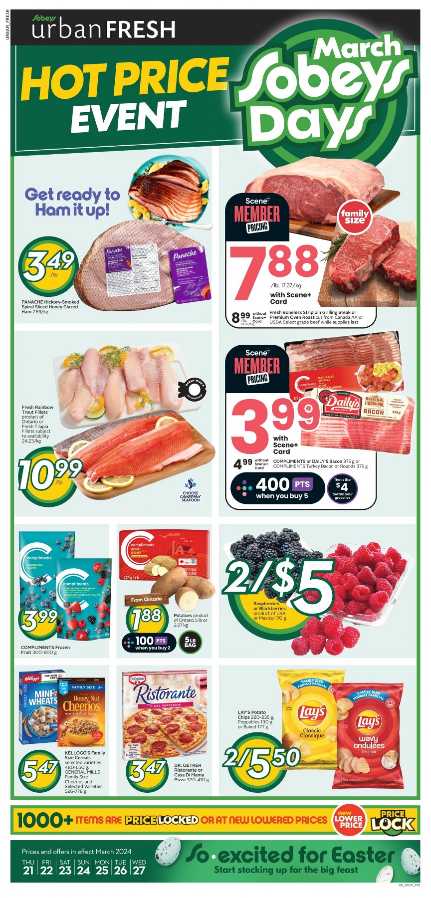 Sobeys Flyer (URBAN FRESH) March 28 to April 3, 2024