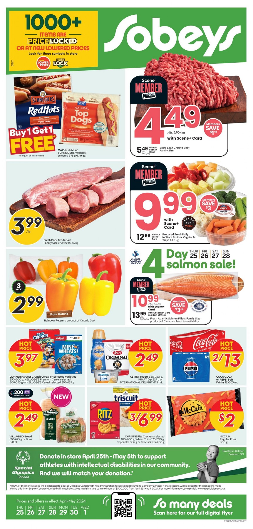 Sobeys Flyer April 25 to May 1, 2024