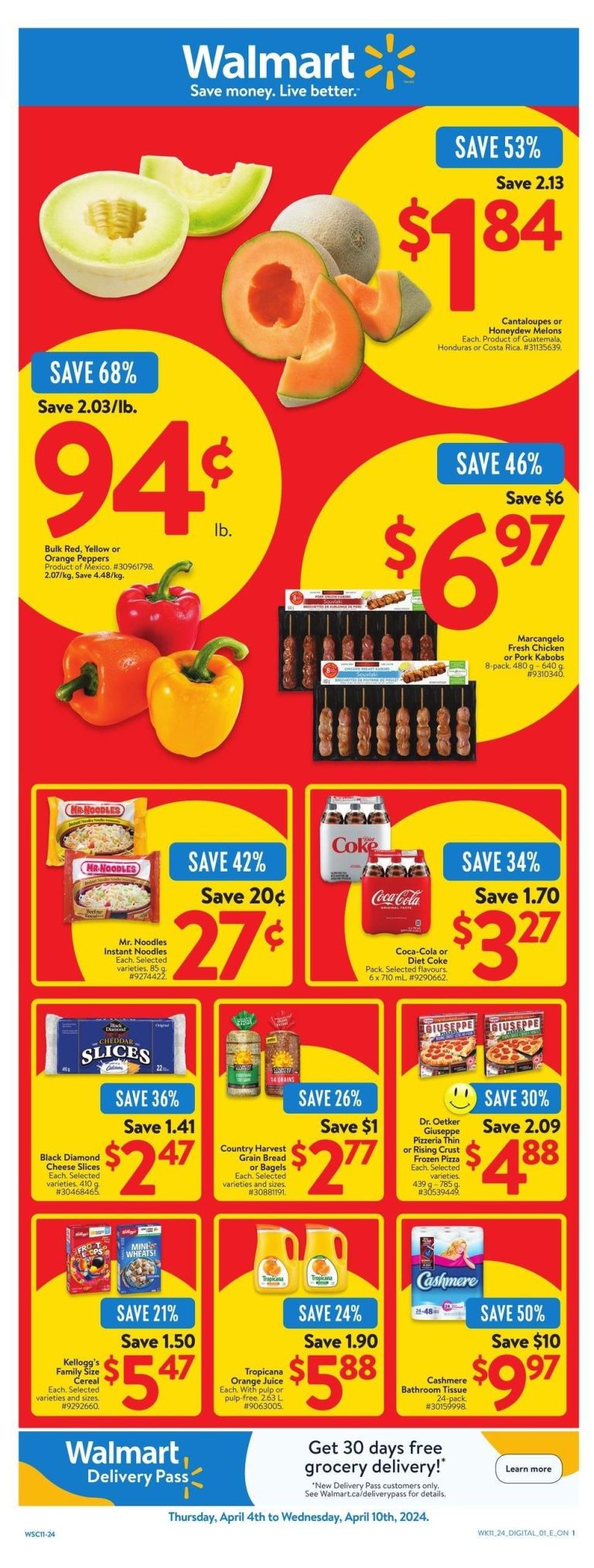 Walmart Flyer April 4 to April 10, 2024