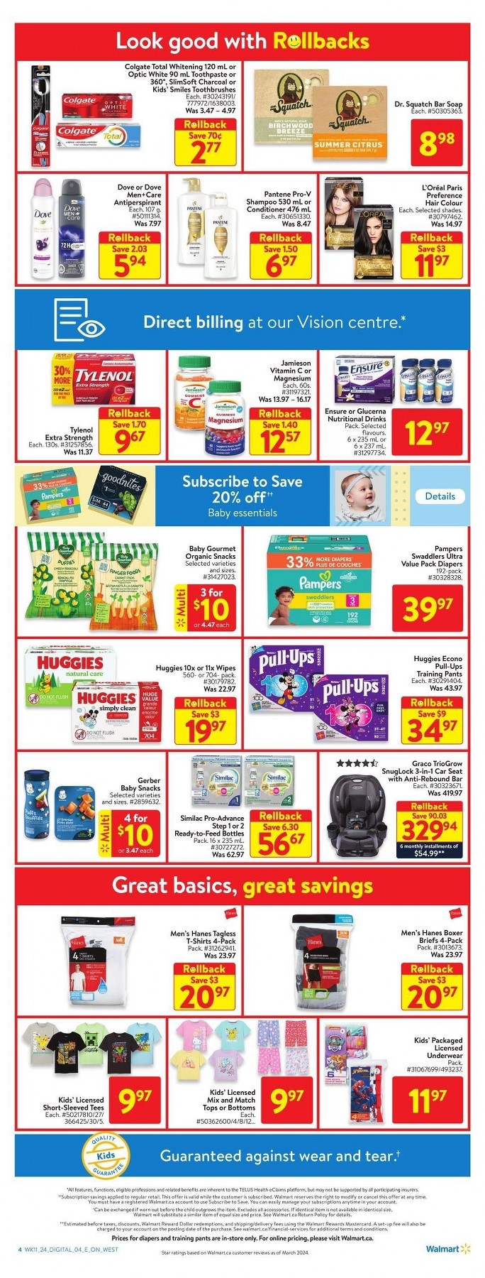 Walmart Flyer April 4 to April 10, 2024